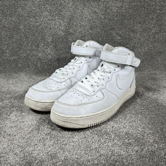 Nike Air Force 1 Mid \'07 CW2289-111 Mens Size 11 Triple White Basketball Shoes main image 4